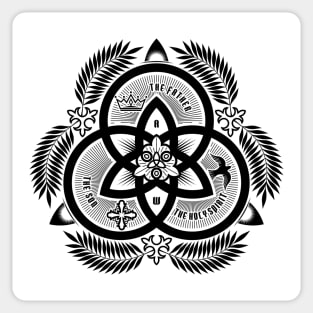 The magnificent seal of the Holy Trinity Sticker